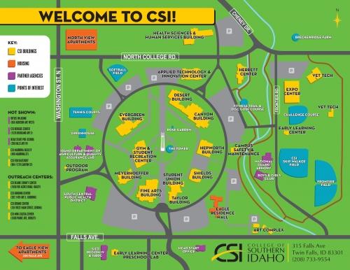 College Of Southern Idaho Campus Maps