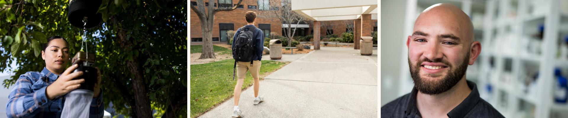 adult students in classrooms and graduating