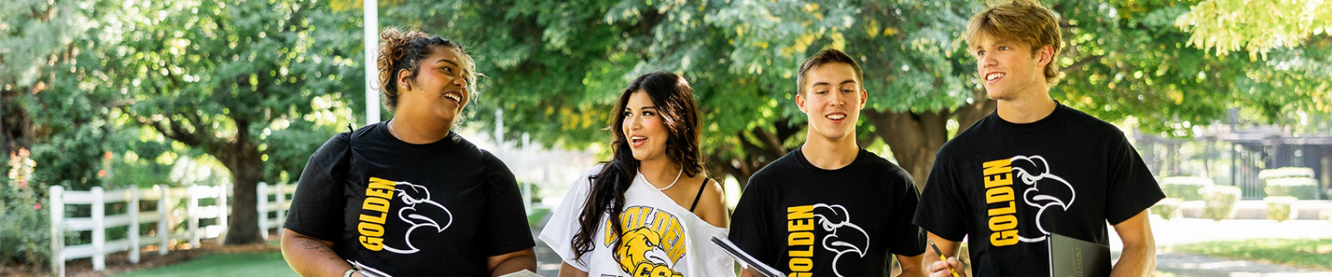 Students on campus
