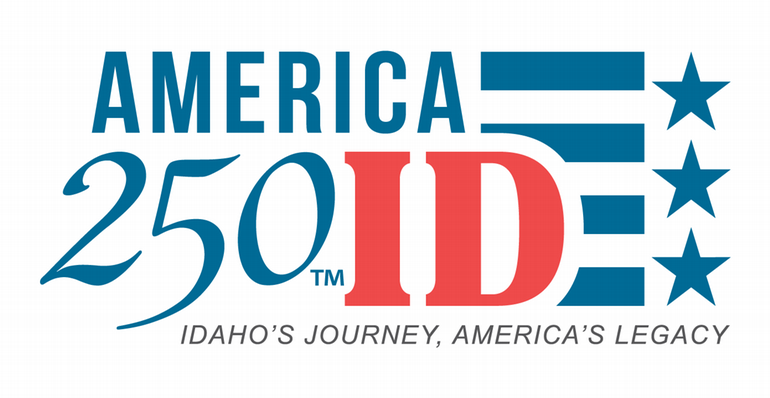 america 250 official logo for Idaho