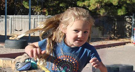 child on a playground