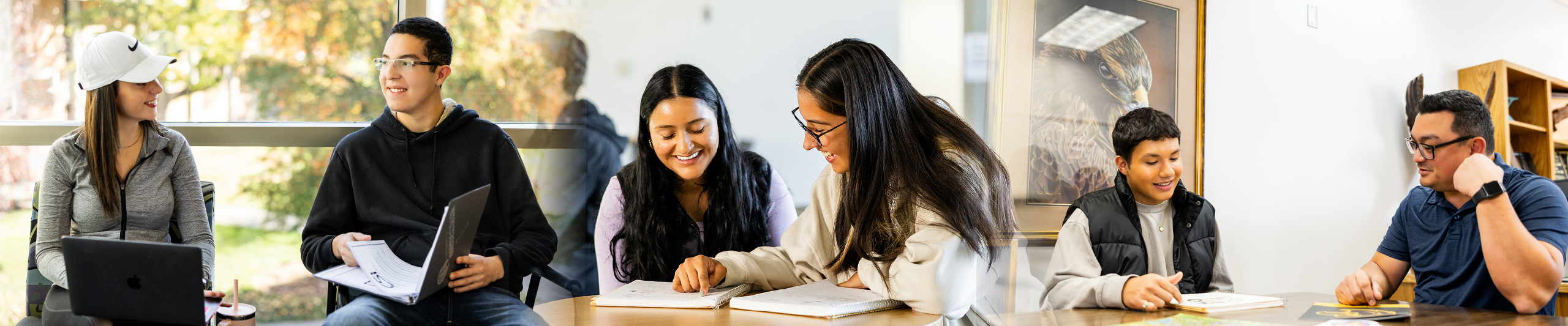 Students collaborating 