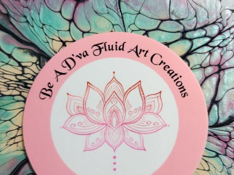 lotus logo on a shimmering background