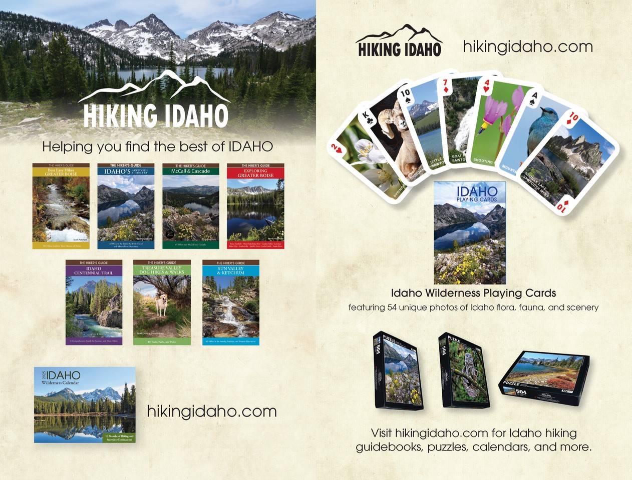 Hiking Idaho Playing Cards