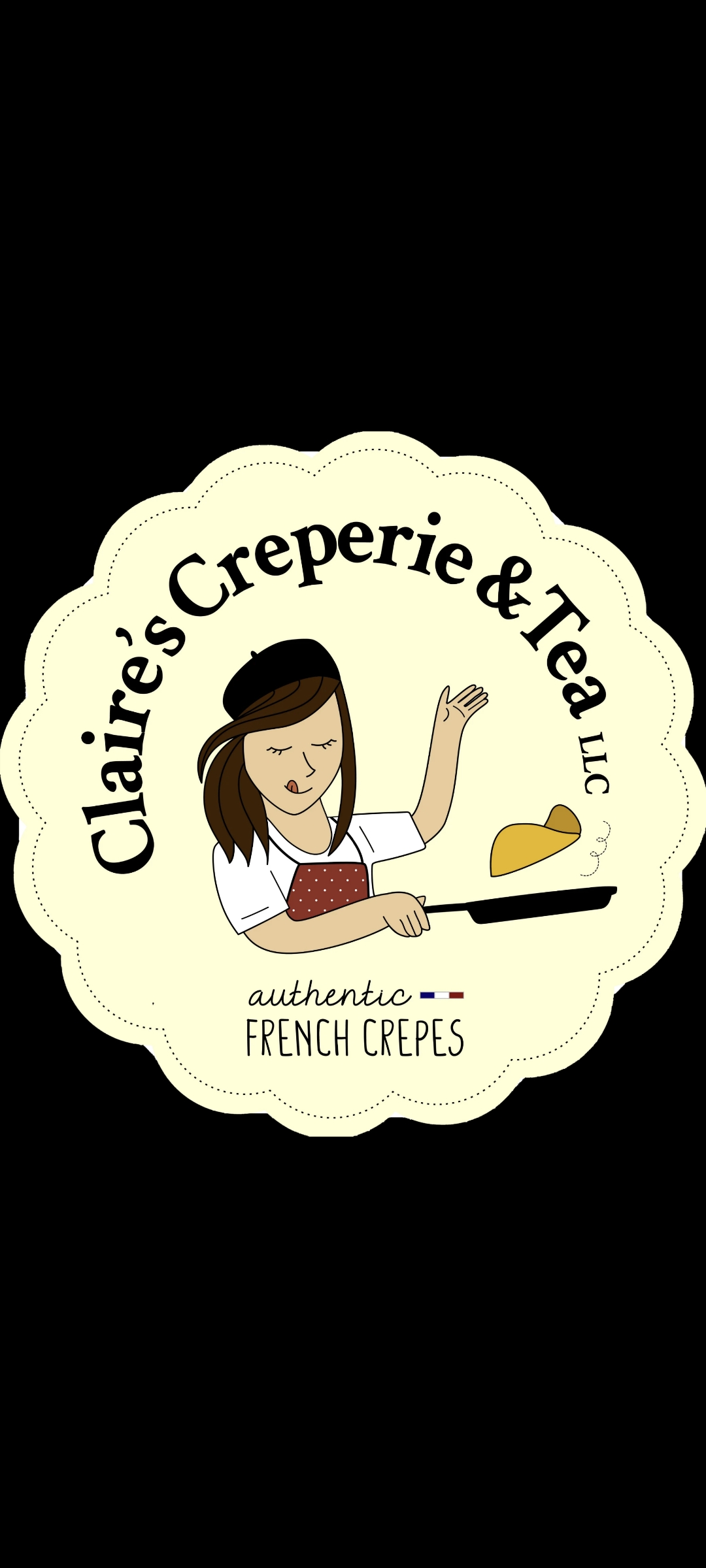 Claire’s Creperie & Tea logo