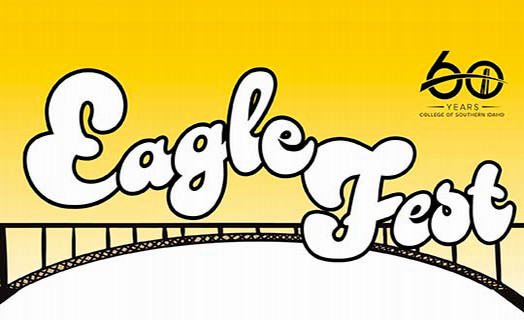 Eagle Fest Logo with 60th anniversary CSI logo in right top corner