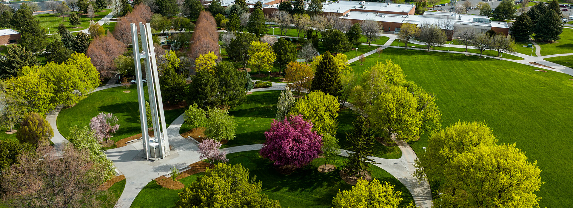 Aerial shot of CSI campus