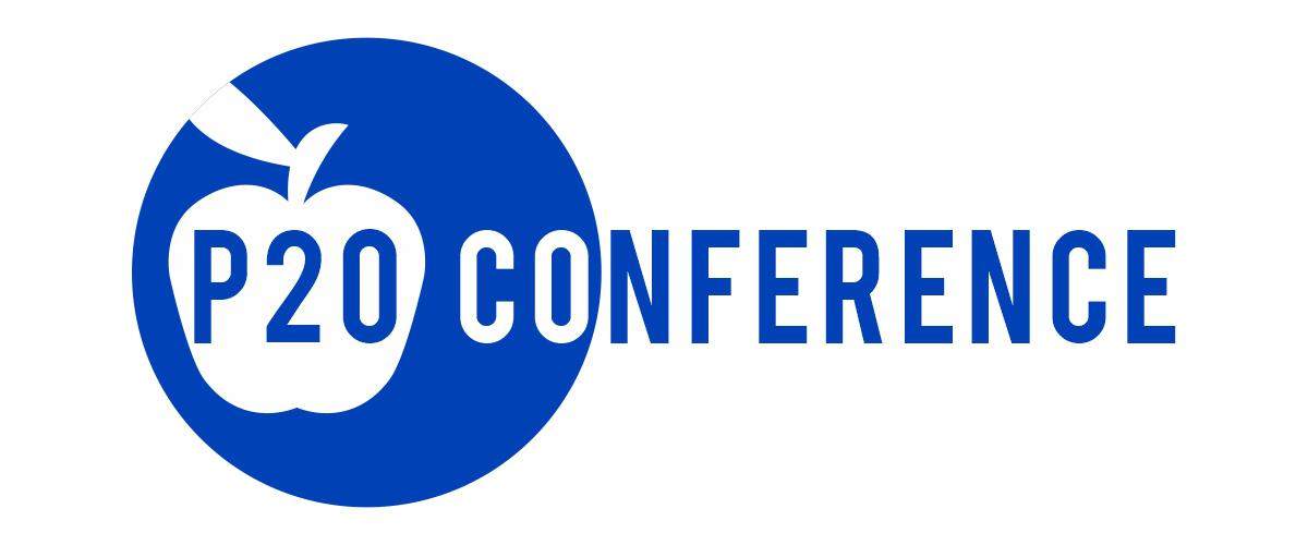 P20 Conference logo in blue 
