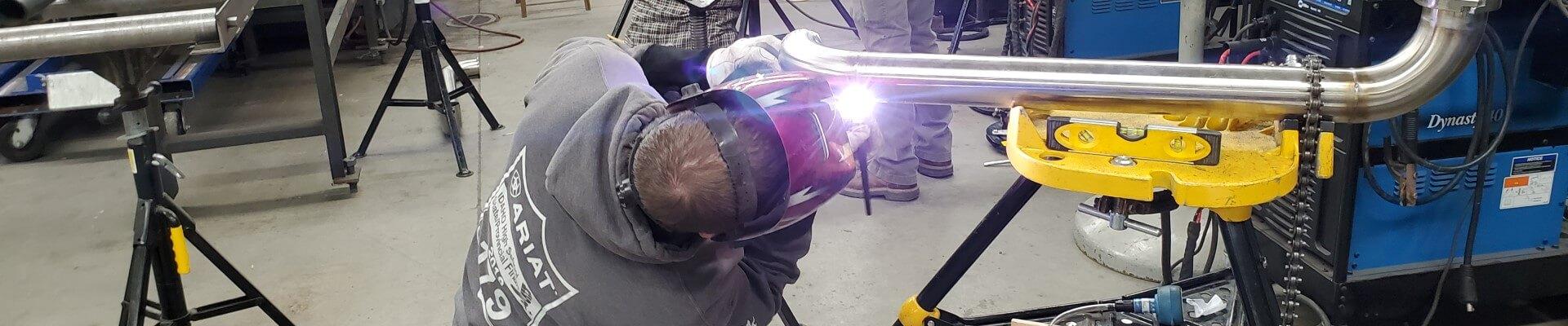 Student Welding